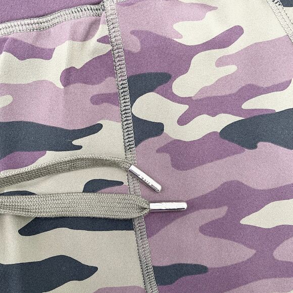 Zyia Womens Unwind Jogger Pants Size XLarge Purple Camo Active Pull On Workout - Picture 7 of 12